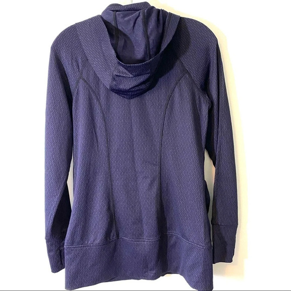 Mondetta purple zip up jacket coat herringbone women’s size small - Picture 7 of 10